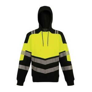 Regatta Professional Unisex Adult X-Pro Class 2 Hi-Vis Hoodie / Black/Yellow